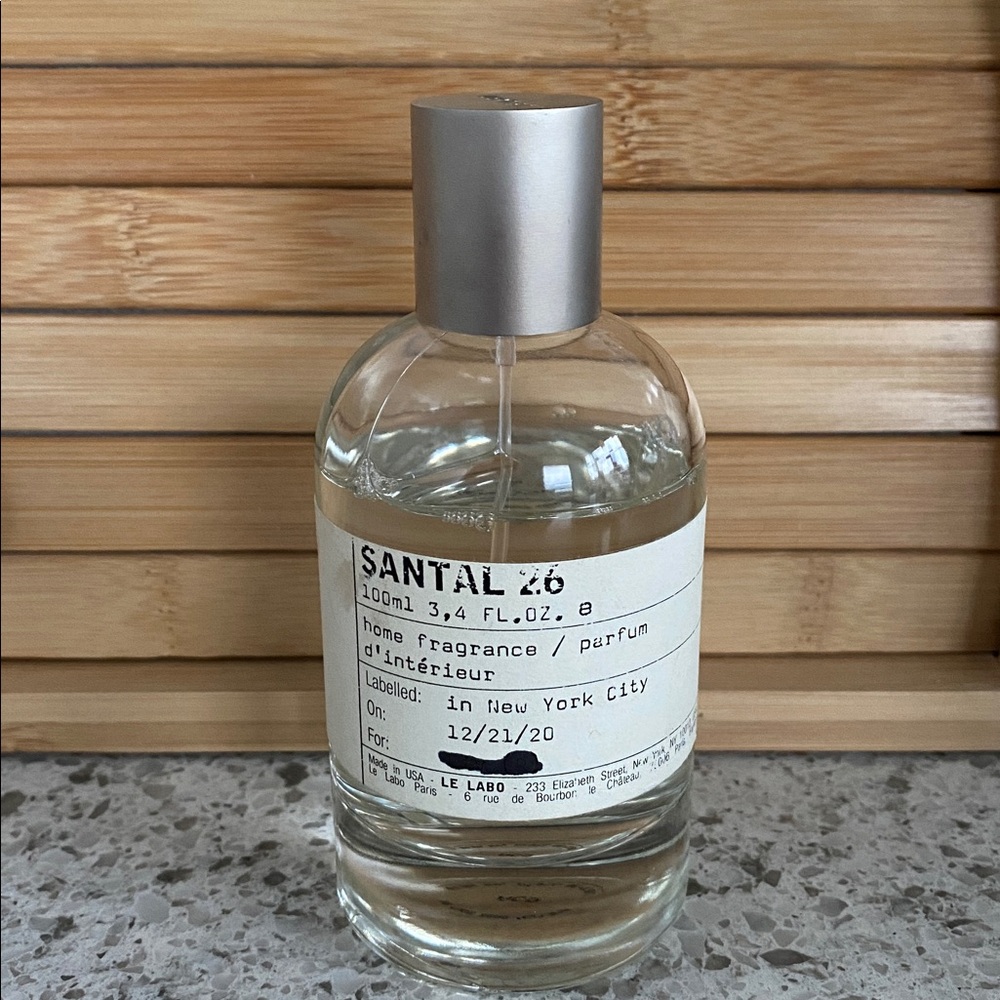 Le Labo Santal 26 3.4 oZ spray New York